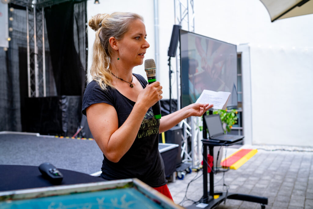Projektvorstellung Conny Lohse: "Siebdruckworkshop"