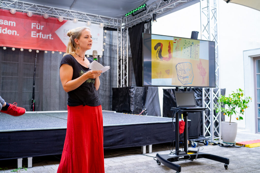 Projektvorstellung Conny Lohse: "Siebdruckworkshop"