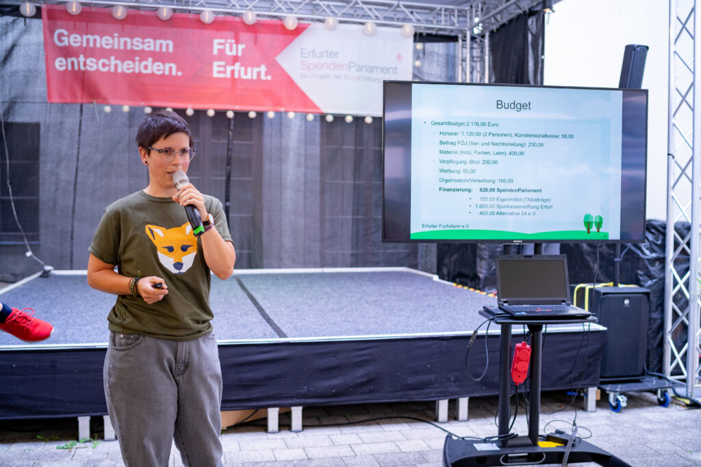 Projektvorstellung Erfurter Fuchsfarm: "Lehr- und Lernhonigschleuderraum"