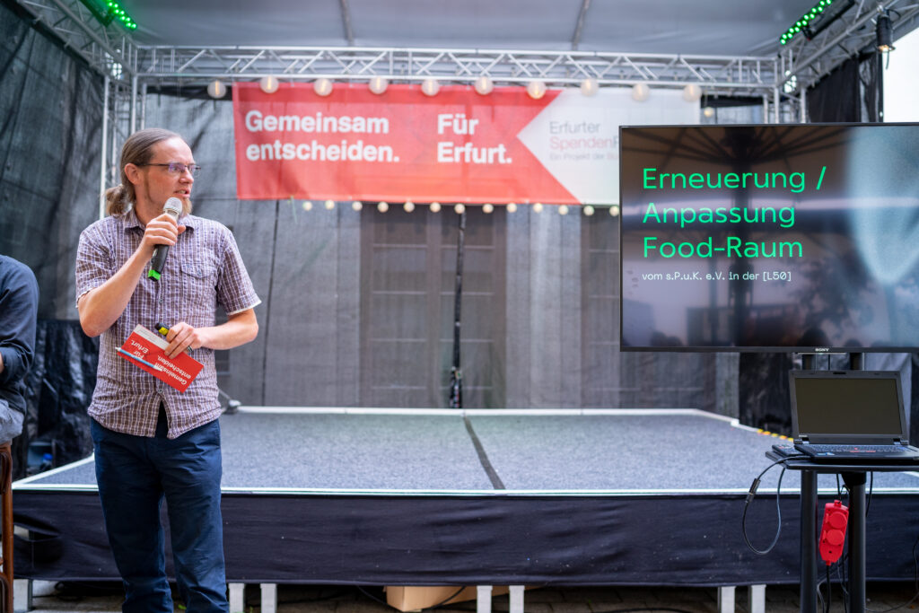 Projektvorstellung SPUK: "Erneuerung Food-Raum"